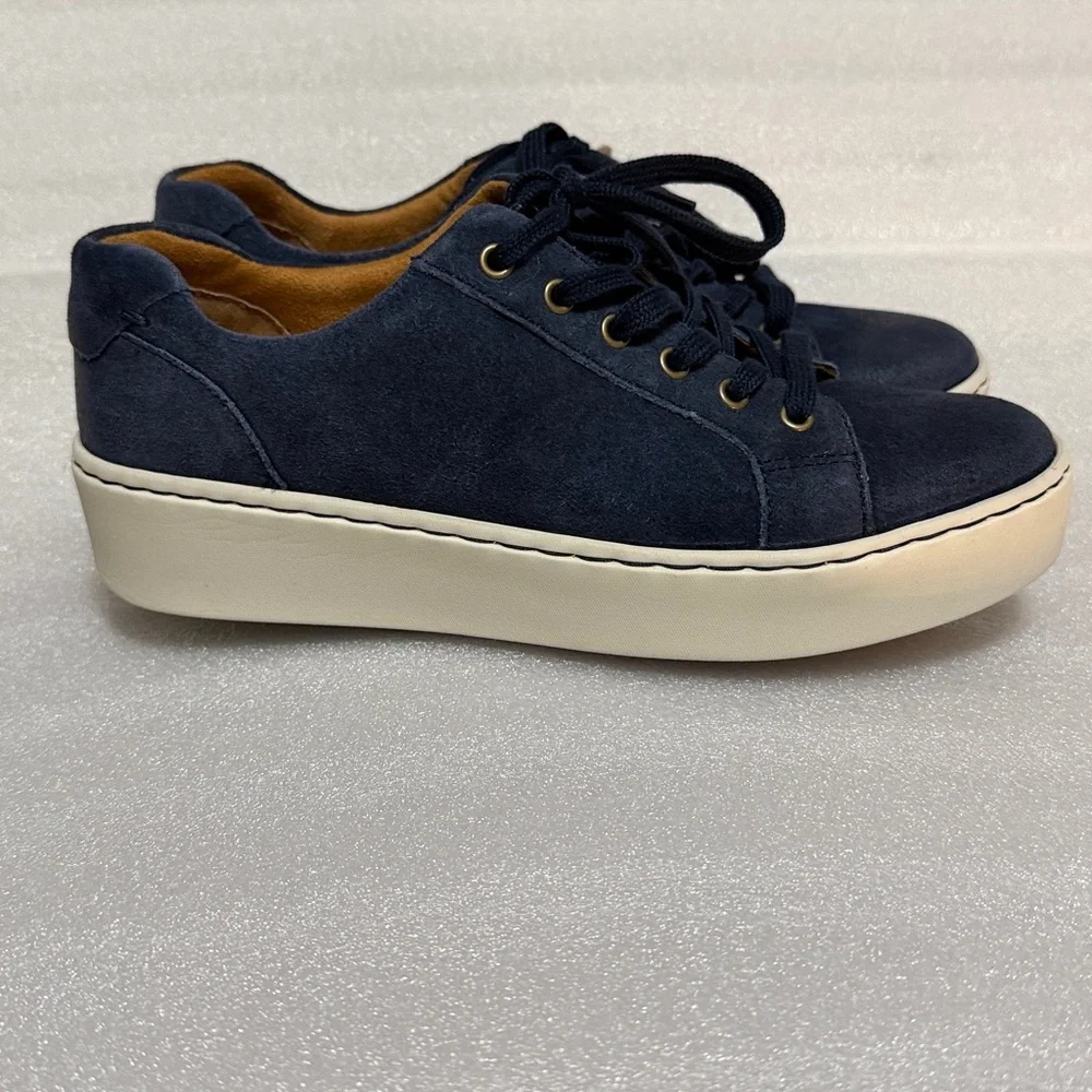Born Mira Leather Suede Platform Sneakers 8.5 NWT